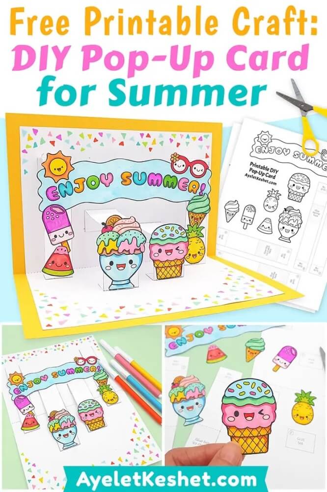 Enjoy your vacation with these fun summer printables for kids! Includes coloring pages, playdough mats, bookmarks, stickers and more!