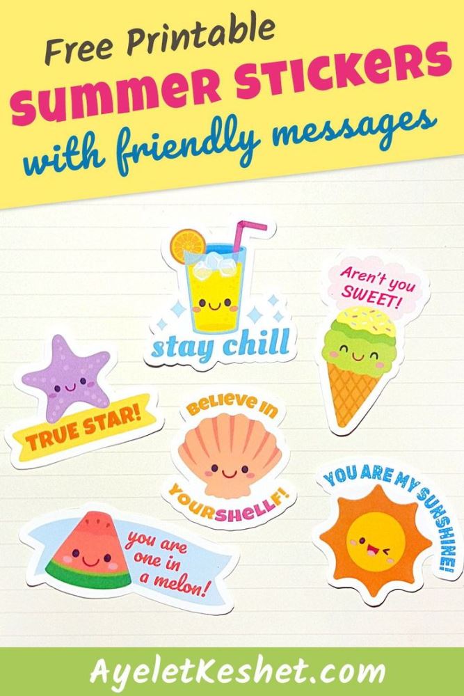Enjoy your vacation with these fun summer printables for kids! Includes coloring pages, playdough mats, bookmarks, stickers and more!