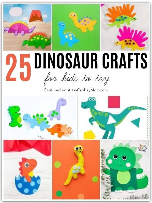 25 Delightful Dinosaur Crafts for Kids 28 Spruce up your room or living space with this pretty paper flower wreath craft! It's easy enough for kids to make, and all you need is craft paper!