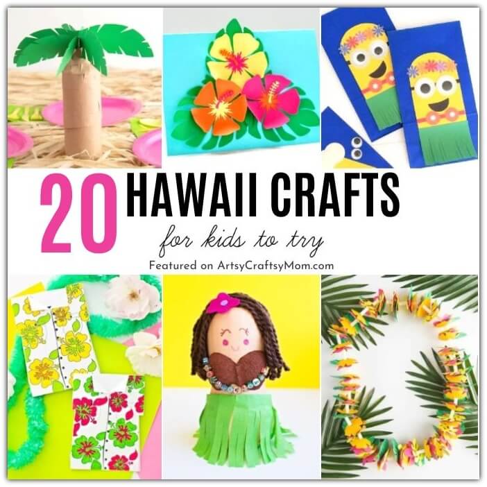 20 Heavenly Hawaii Crafts for Kids 22 Have fun this National Hawaii Day with colorful Hawaii Crafts for Kids! We've got leis, palm trees, surf boards & more to celebrate the 50th state!
