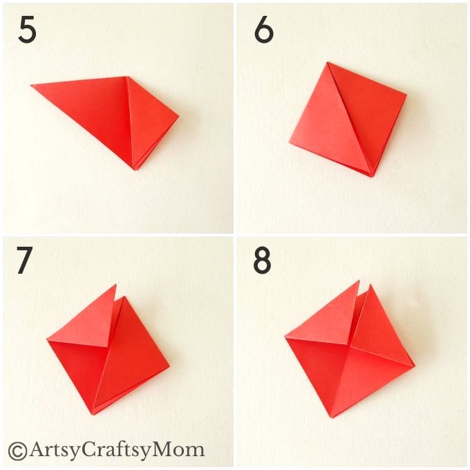 Here's an Origami Ladybug Craft that's just too cute for words! Find out how easy it is to turn a square piece of paper into an adorable ladybug!