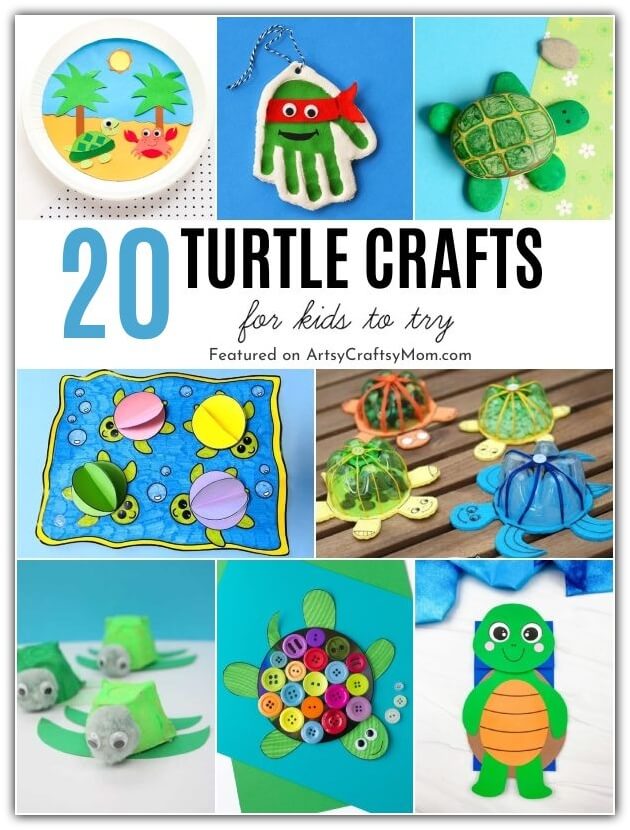 This summer, try out some fun turtle crafts and activities - perfect for World Turtle Day on May 23rd or World Sea Turtle Day on June 16th!