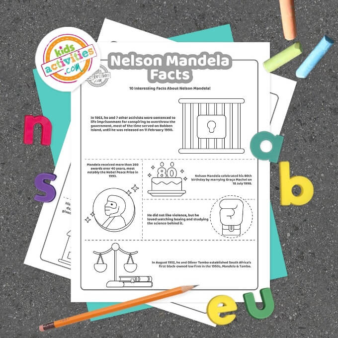 Celebrate Madiba's legacy with these Nelson Mandela Activities for Kids. Includes printables, crafts and books that teach us about the great man!