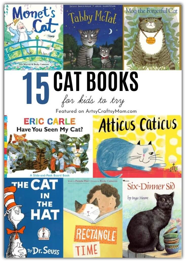 30 Awesome Cat Crafts and Books for Kids 17 We've got some awesome cat crafts & books for kids lined up - perfect for International Cat Day on 8th August or National Cat Day on 29th October.