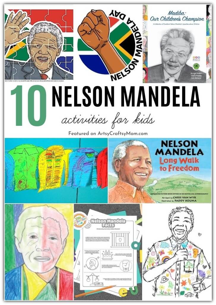 Celebrate Madiba's legacy with these Nelson Mandela Activities for Kids. Includes printables, crafts and books that teach us about the great man!