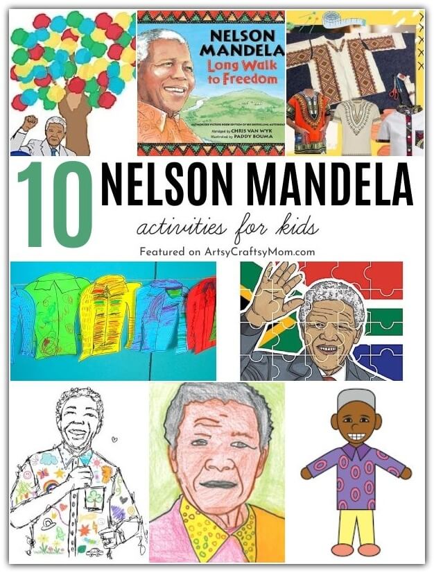 Celebrate Madiba's legacy with these Nelson Mandela Activities for Kids. Includes printables, crafts and books that teach us about the great man!