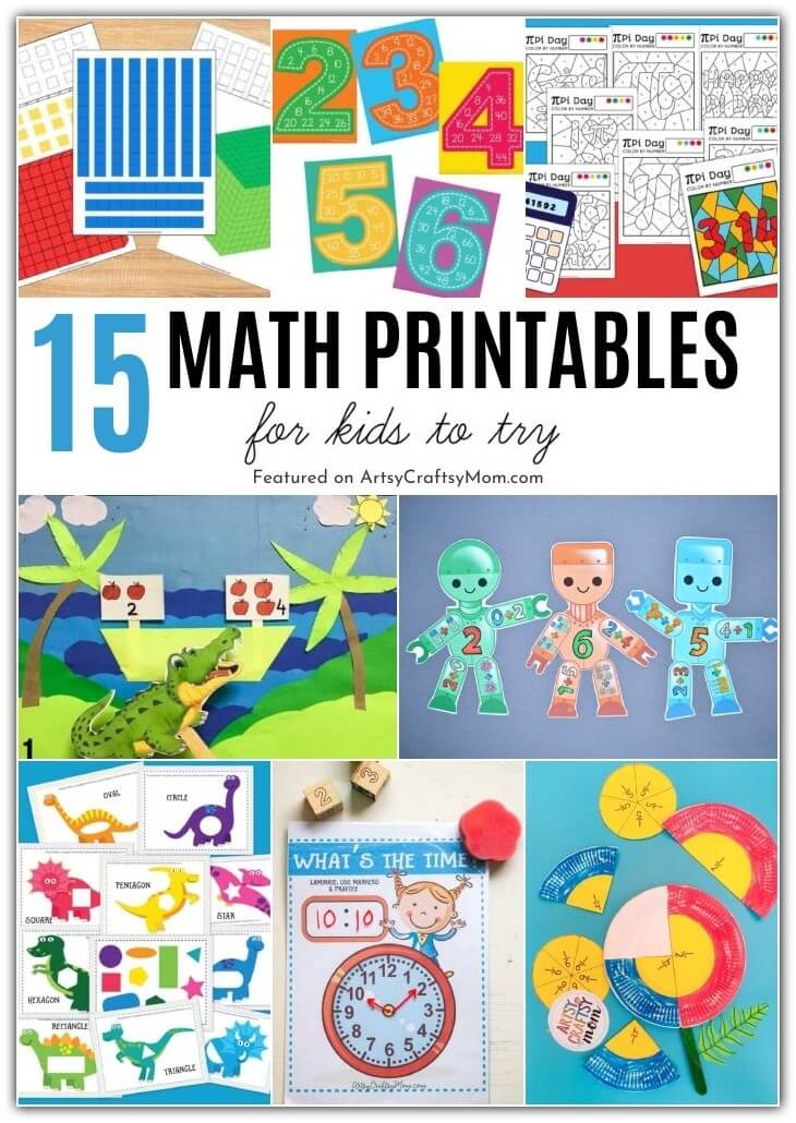 Make learning Math more fun with these magical Math Printables for Kids! Whether it's addition, skip counting or place values, we got you!