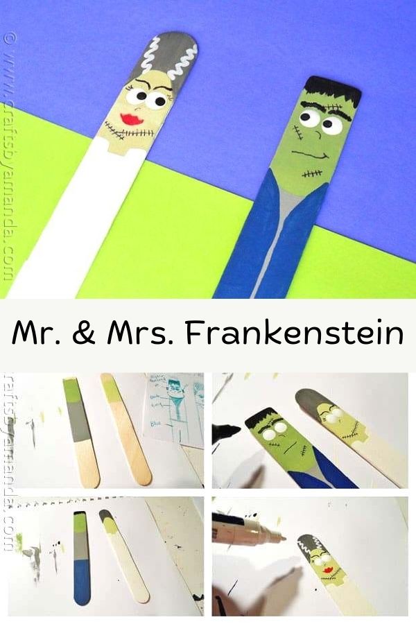 Celebrate Frankenstein Friday or Frankenstein Day with these fun Frankenstein crafts for kids! Use paper, craft sticks and more to unleash your creativity!