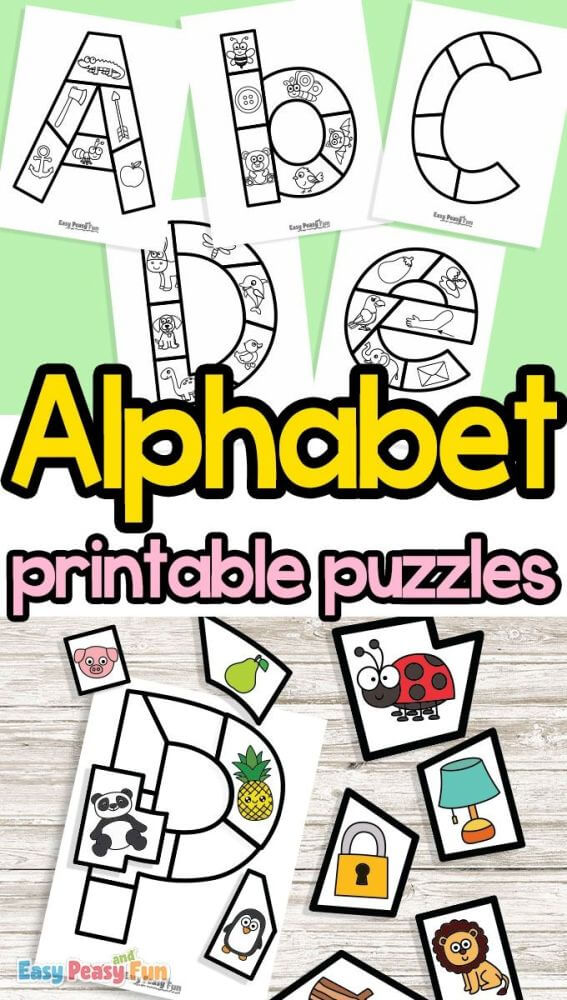 20 Awesome Alphabet Printables for Kids 16 These alphabet printables for kids are perfect to go with their lessons and makes learning extra fun! Check out puzzles, coloring pages and more!