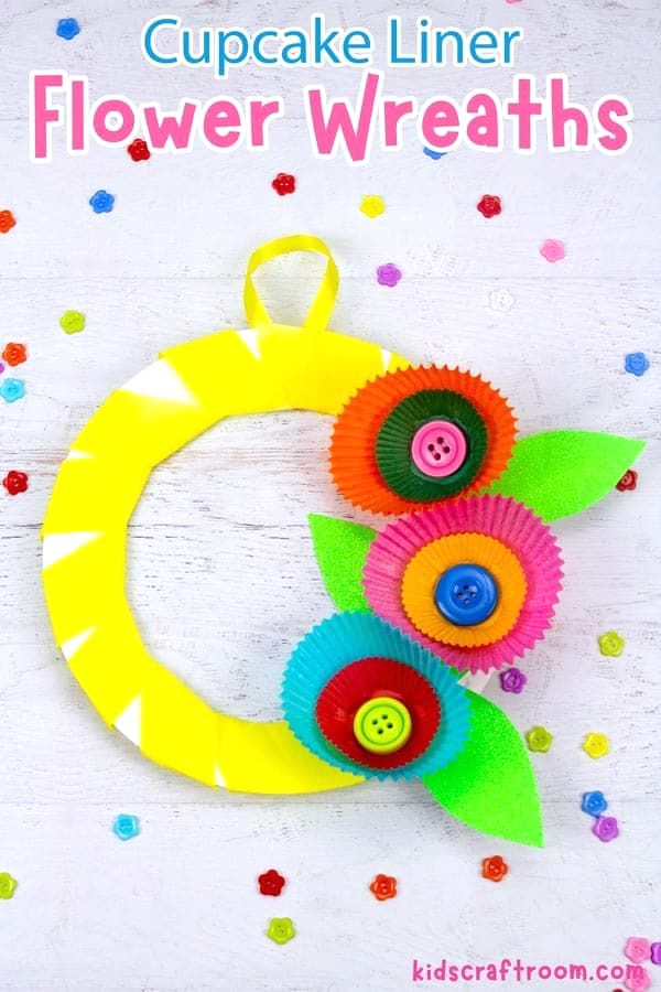 These DIY Wreath Crafts are a fun and easy way for kids to give their rooms a quick makeover! Change it up for every season and every holiday!