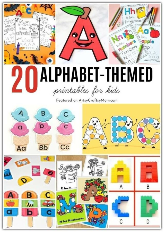 These alphabet printables for kids are perfect to go with their lessons and makes learning extra fun! Check out puzzles, coloring pages and more!