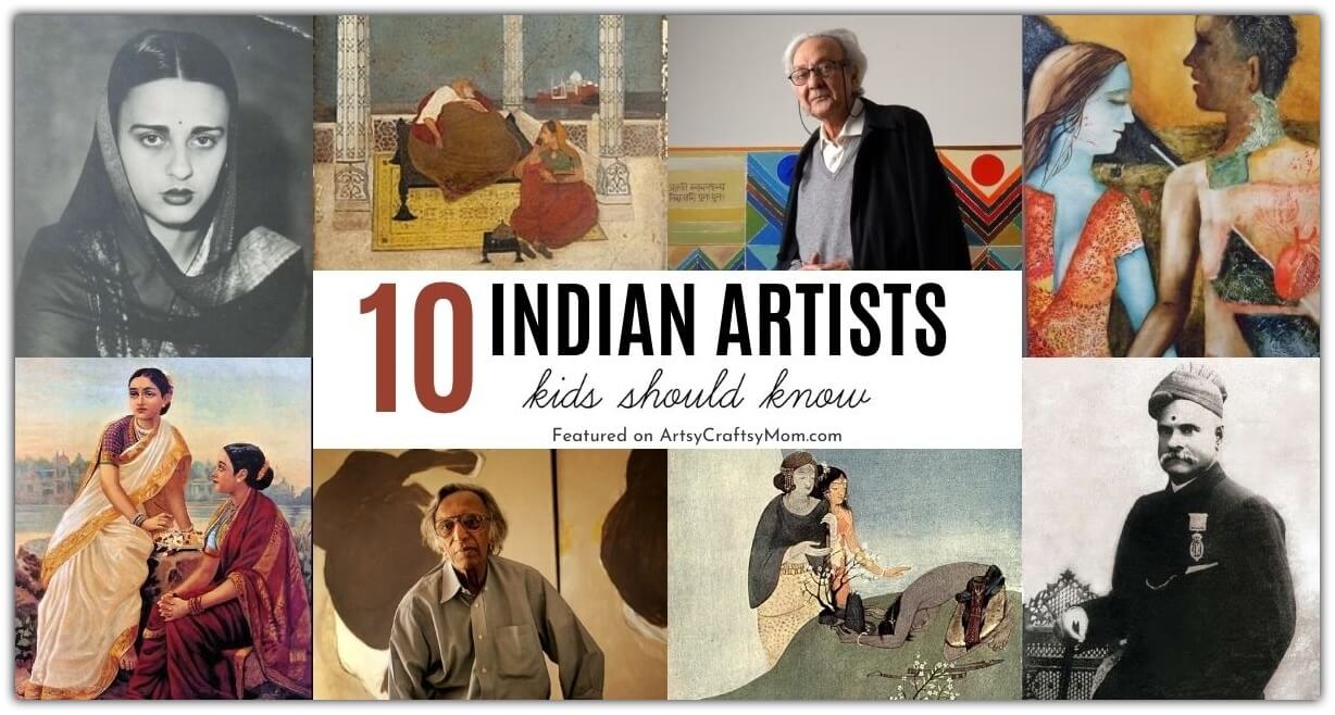 10 Famous Indian Artists Every Kid Should Know 14 These famous Indian artists have made great contributions to India's rich cultural heritage, & Independence Day is a good time to learn about them!