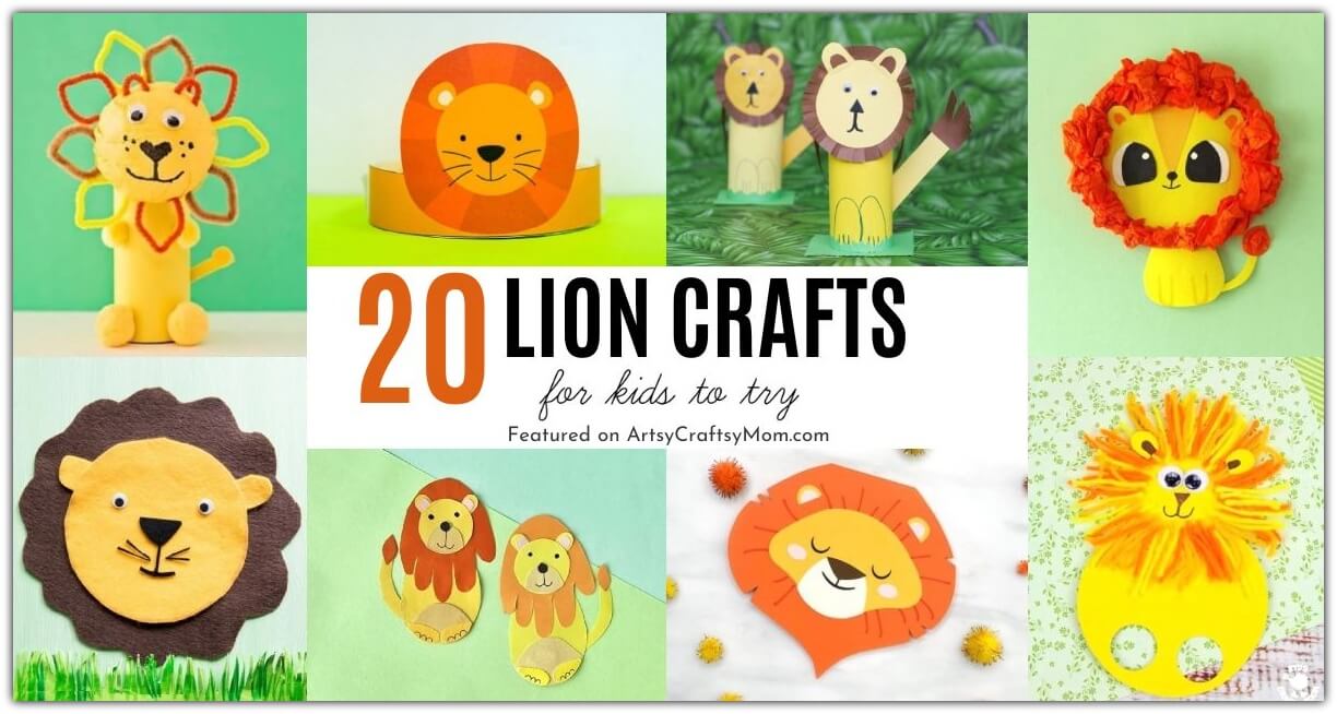 Get roaring with these incredibly cute and easy lion crafts for kids! Celebrate these majestic animals in time for World Lion Day on 10th August.