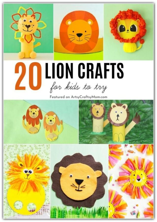 Get roaring with these incredibly cute and easy lion crafts for kids! Celebrate these majestic animals in time for World Lion Day on 10th August.