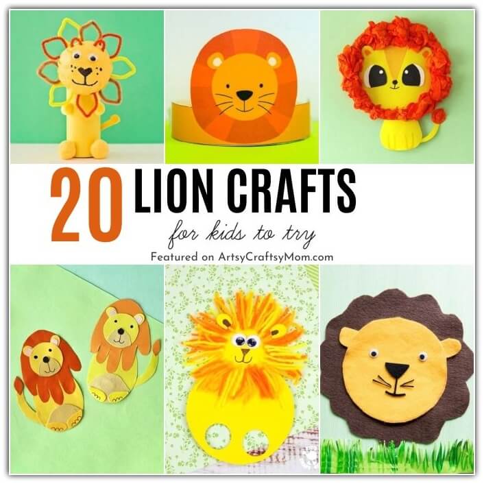 Get roaring with these incredibly cute and easy lion crafts for kids! Celebrate these majestic animals in time for World Lion Day on 10th August.