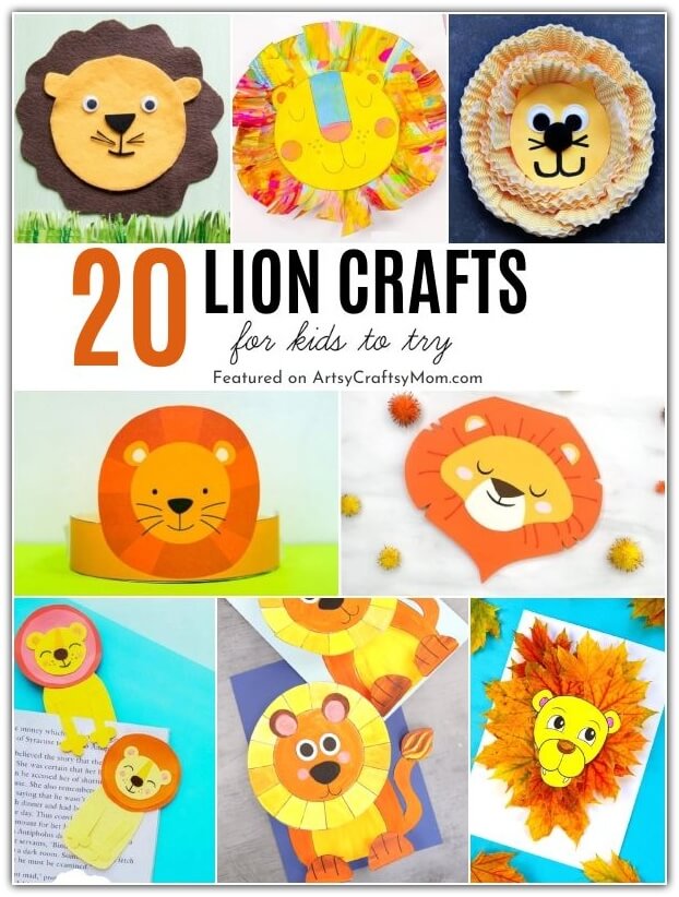 Get roaring with these incredibly cute and easy lion crafts for kids! Celebrate these majestic animals in time for World Lion Day on 10th August.