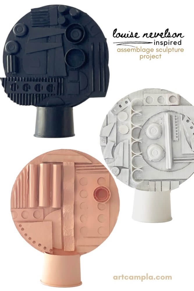 Celebrate the OG queen of recycling with these Louise Nevelson Art Projects for Kids! Learn how to create 'found object art' with things you have!