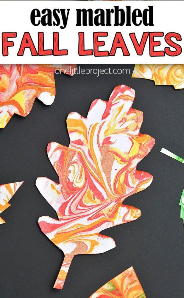 20 Fantastic Fall Leaf Crafts for Kids 13 Celebrate the start of Autumn with these pretty Fall leaf crafts for kids! Get drenched in the colors of Fall - yellows, oranges, browns and reds!