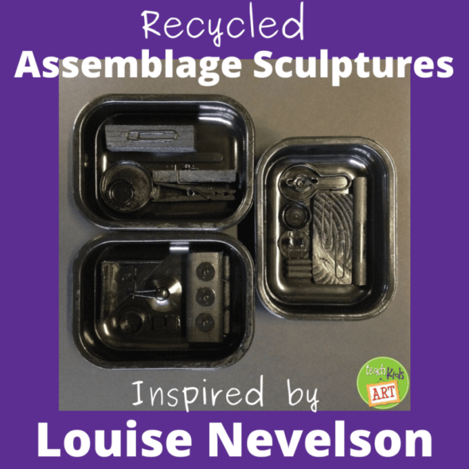 Celebrate the OG queen of recycling with these Louise Nevelson Art Projects for Kids! Learn how to create 'found object art' with things you have!