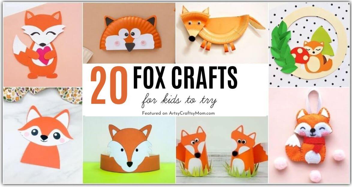 Enjoy Fall with these fun fox crafts for kids! Learn about this fun fox as you make crafts and read books - are they really as wily as they seem?