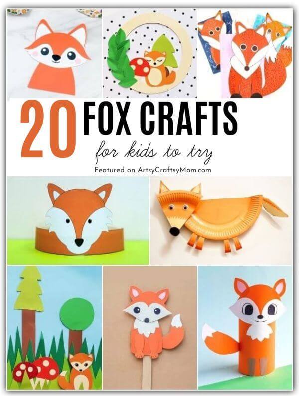 Enjoy Fall with these fun fox crafts for kids! Learn about this fun fox as you make crafts and read books - are they really as wily as they seem?