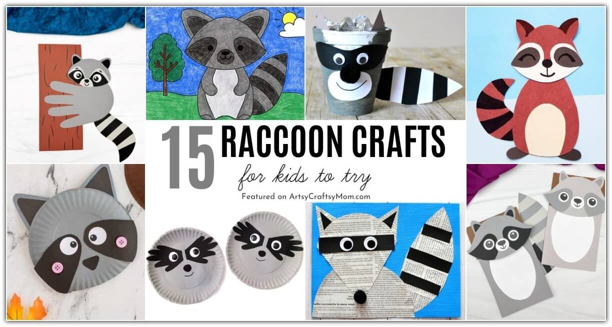 Celebrate International Raccoon Appreciation Day on 1st October with some fun raccoon crafts for kids! Learn about these creatures as you DIY!