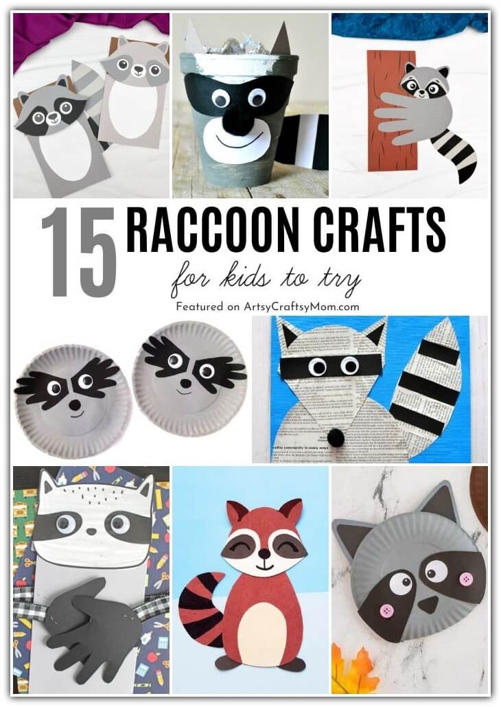 Celebrate International Raccoon Appreciation Day on 1st October with some fun raccoon crafts for kids! Learn about these creatures as you DIY!