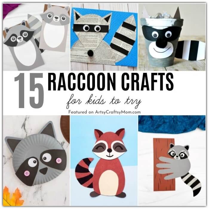 Celebrate International Raccoon Appreciation Day on 1st October with some fun raccoon crafts for kids! Learn about these creatures as you DIY!
