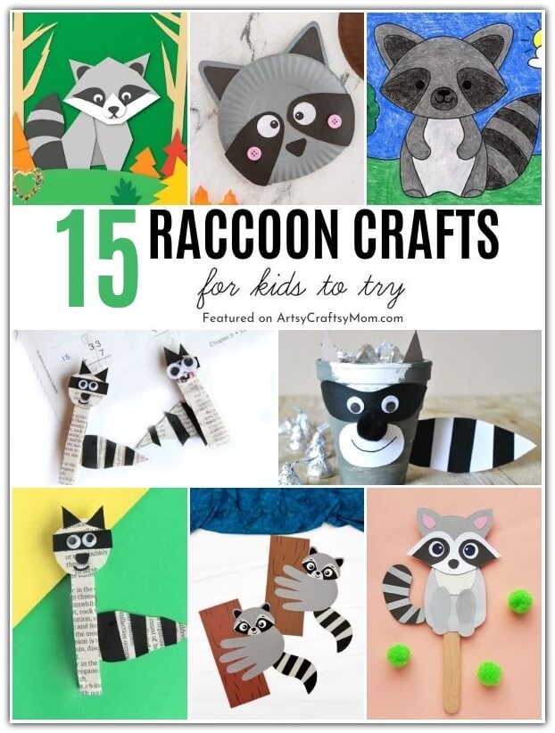 Celebrate International Raccoon Appreciation Day on 1st October with some fun raccoon crafts for kids! Learn about these creatures as you DIY!