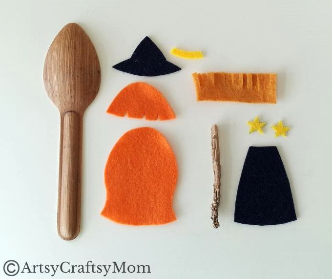 Here's a quick and easy recycled spoon witch craft for kids to make this Halloween! Kids will enjoy turning an old spoon into something wonderful!