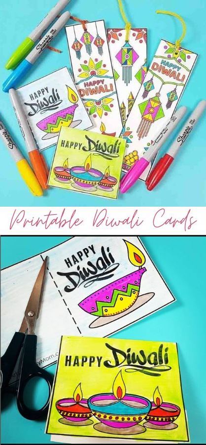 20 Stunning Diwali Card Making Ideas for Kids 3 This is the ultimate list of Diwali card making ideas for kids & adults! Nothing like a handmade card to let your loved ones know how special they are!