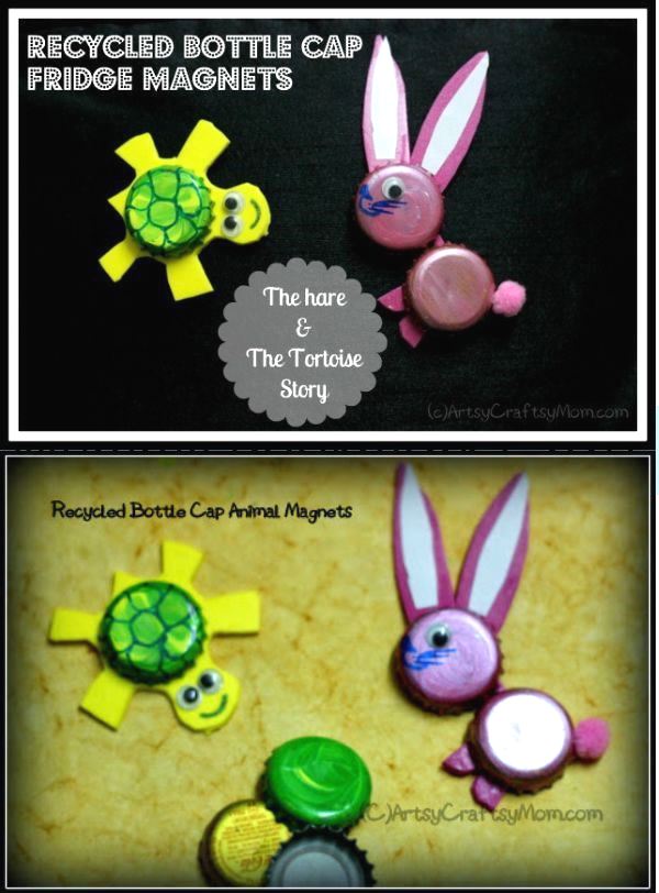 20 Awesome DIY Fridge Magnets for Kids and Teens 6 Here are some awesome ideas for DIY fridge magnets for kids and teens to make! They can be put on the fridge, file cabinet or magnetic board!