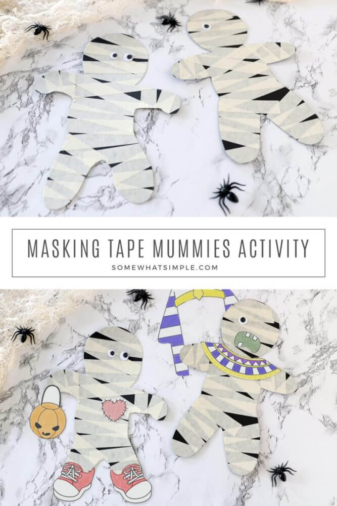 Get ready to unwrap some magical mummy crafts for kids this Halloween! Make mummies with paper, tape, yarn, jars, sticks and more!