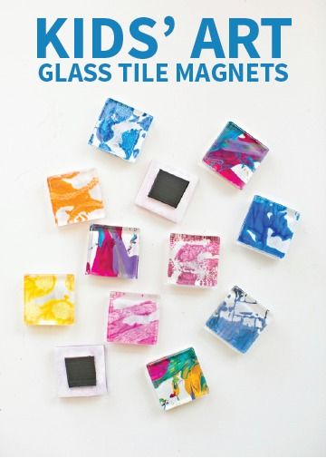 20 Awesome DIY Fridge Magnets for Kids and Teens 10 Here are some awesome ideas for DIY fridge magnets for kids and teens to make! They can be put on the fridge, file cabinet or magnetic board!