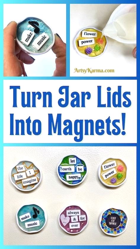 20 Awesome DIY Fridge Magnets for Kids and Teens 12 Here are some awesome ideas for DIY fridge magnets for kids and teens to make! They can be put on the fridge, file cabinet or magnetic board!