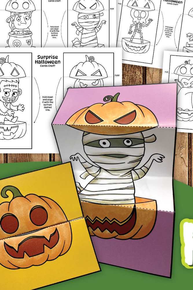 These Halloween printables for kids include pretty much everything - games, activity sheets, coloring pages, cards, puppets and much more!