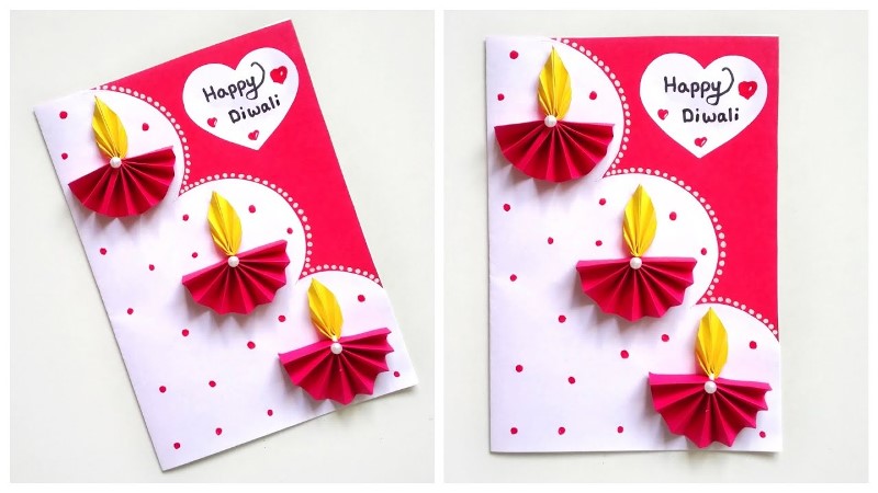 20 Stunning Diwali Card Making Ideas for Kids 12 This is the ultimate list of Diwali card making ideas for kids & adults! Nothing like a handmade card to let your loved ones know how special they are!