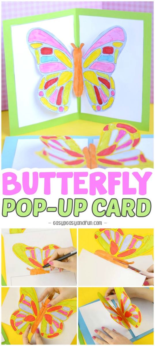 Give your handmade cards an extra dimension with these creative DIY 3D Pop-Up Cards for Kids! Includes options for a year of holidays!