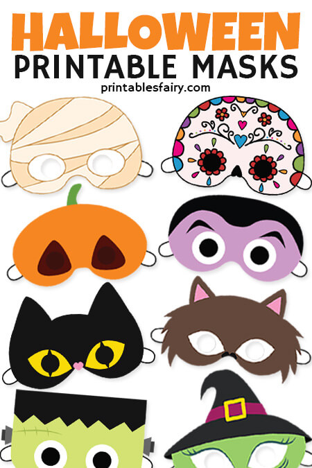 These Halloween printables for kids include pretty much everything - games, activity sheets, coloring pages, cards, puppets and much more!