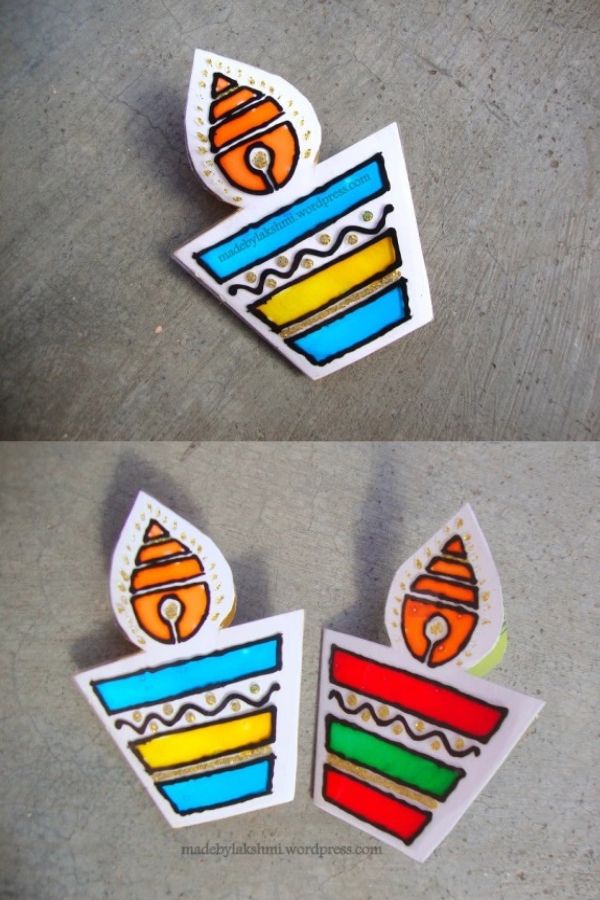 20 Stunning Diwali Card Making Ideas for Kids 17 This is the ultimate list of Diwali card making ideas for kids & adults! Nothing like a handmade card to let your loved ones know how special they are!