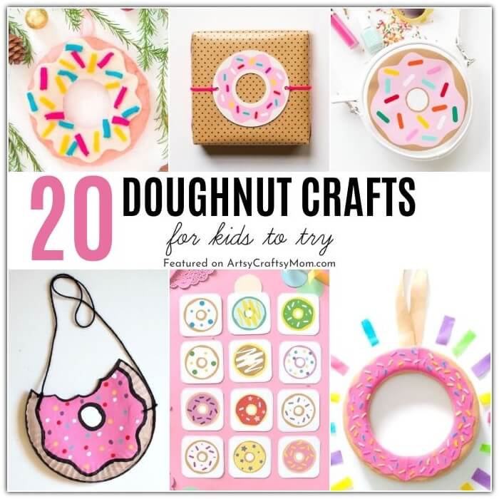 Doughnuts are delicious, but you can also make crafts based on them! Here are some fun Doughnut Crafts to try, in time for National Donut Day!