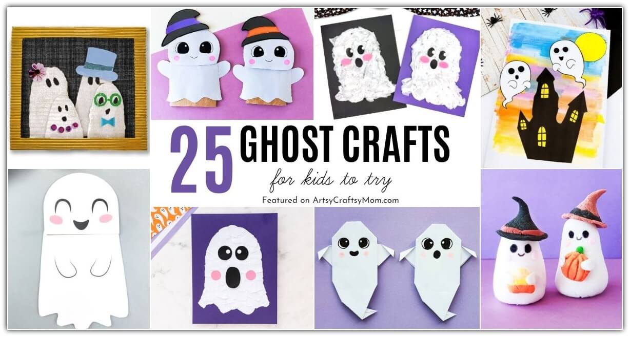 25 Cute and Goofy Ghost Crafts for Kids 29 They may not scare you, but these goofy ghost crafts will definitely have you entertained! Enjoy the season of spirits with a cute little ghost or two!