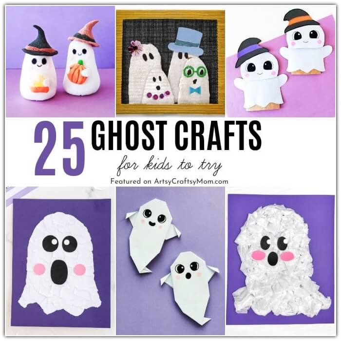 25 Cute and Goofy Ghost Crafts for Kids 27 They may not scare you, but these goofy ghost crafts will definitely have you entertained! Enjoy the season of spirits with a cute little ghost or two!