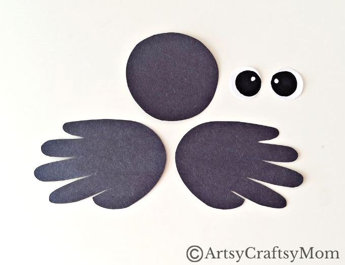 Put your hands together for this fun handprint spider craft for kids! It comes with its own web, and makes for the perfect Halloween project!
