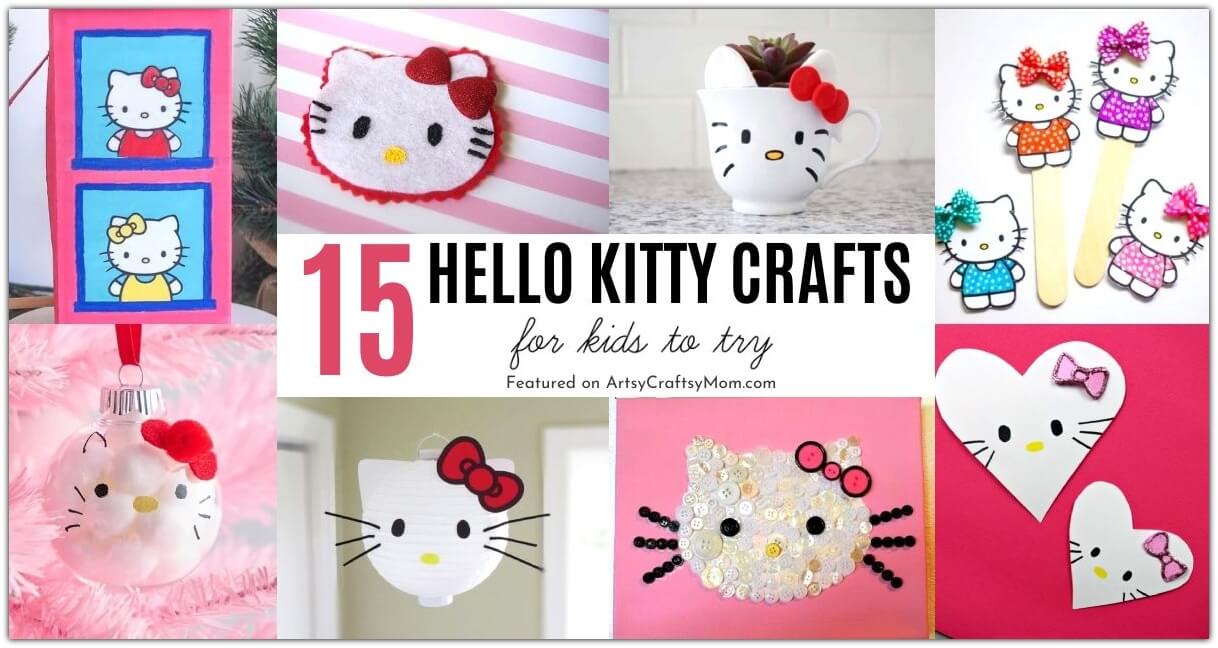 It's everyone's favorite cat's birthday on November 1st, and we're celebrating in style, with some adorable Hello Kitty crafts for kids!
