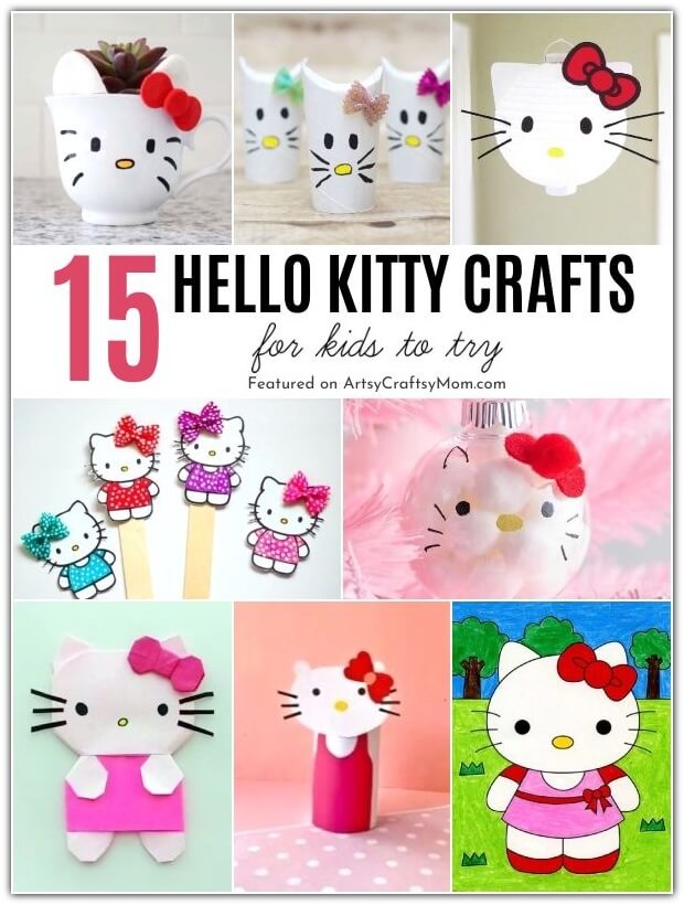 It's everyone's favorite cat's birthday on November 1st, and we're celebrating in style, with some adorable Hello Kitty crafts for kids!