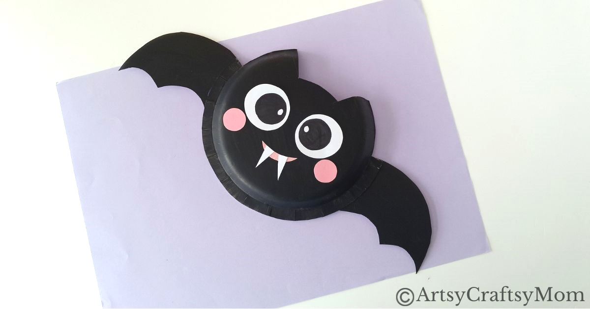If you need an easy bat craft this Halloween, try out our easy paper plate bat craft! All you need are paper plates & craft paper to get started!