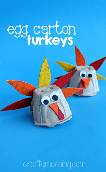 Turkeys are going to feature a lot this Thanksgiving with our terrific turkey crafts for kids to make! Make cards, place holders, puppets and much more!