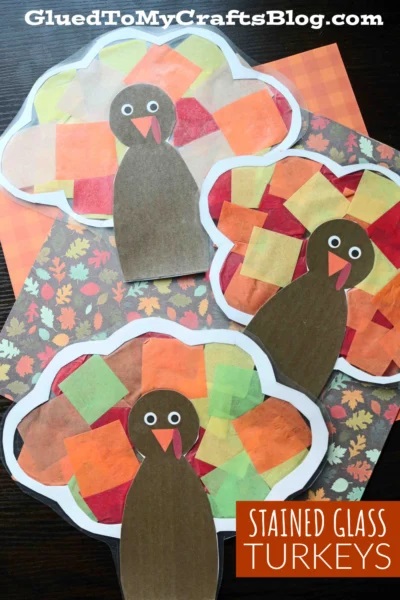 Turkeys are going to feature a lot this Thanksgiving with our terrific turkey crafts for kids to make! Make cards, place holders, puppets and much more!