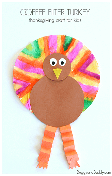 Turkeys are going to feature a lot this Thanksgiving with our terrific turkey crafts for kids to make! Make cards, place holders, puppets and much more!